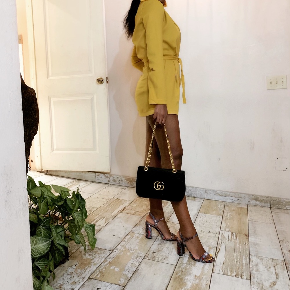 Mustard open Jumper